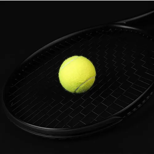 Vista 2 de 40-55 LBS Ultraligero Negro Raquetas de Tenis de Carbono Pádel Encordado 4 3/8 Raqueta de Tennisraqueta
