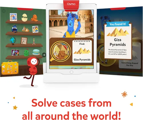 Vista 5 de Osmo - Kit de iniciación de codificación para iPad Detective Agency Bundle - Base STEM Toy iPad incluida (exclusivo de Amazon)