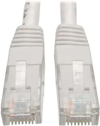 Vista 30 de Tripp Lite Cable de conexión moldeado Gigabit Cat6 Cat5e RJ45 M/M 550MHz Gris