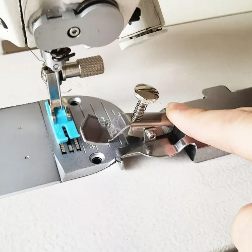 Vista 6 de 1 guía de costura magnética multifunción, guía de hemmer, guía de costura, guía de dobladillo para cerraduras industriales o máquina de coser de pie