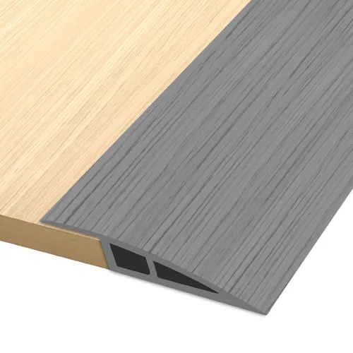 Vista 19 de FONUNO - Tira de transición de vinilo autoadhesiva para umbral de puerta Tira de transición para pisos, rampas de umbral de goma para puertas