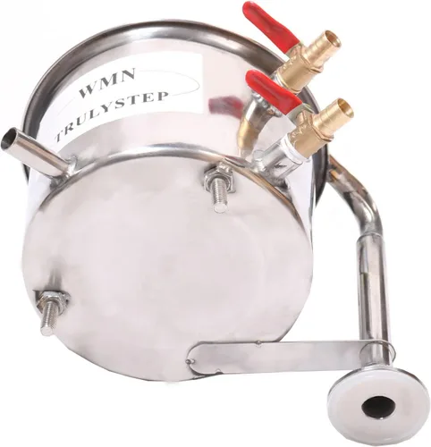 Vista 6 de DIY 2 Gal 10 litros destilador casero Kit de elaboración de vino para Moonshine Still, destilador de whisky alcohol inoxidable caldera Thumper Keg