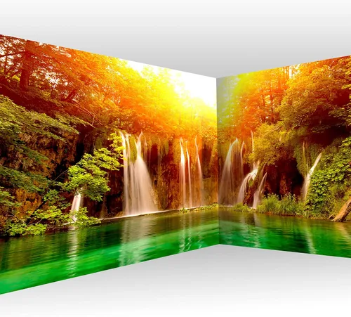 Vista 36 de artgeist Mural de Pared Despegar y Pegar Arquitectura 212x98 pulgadas - Papel Tapiz Autoadhesivo XXL de Esquina Removible Pegatina Grande Lámina
