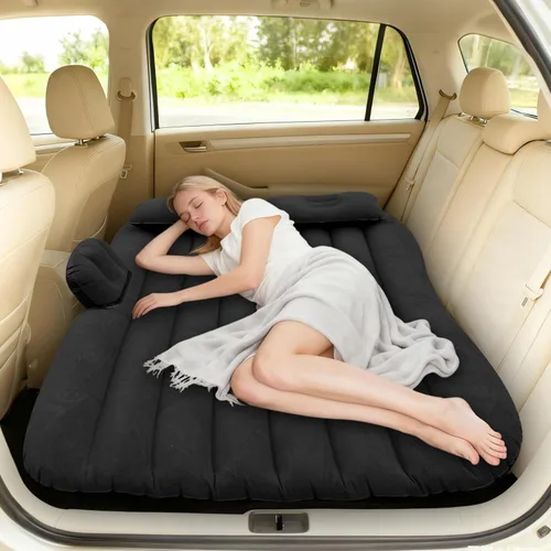 Vista 3 de Car Air Mattress for 2018 2019 2020 Black