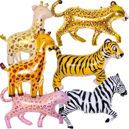 Vista 8 de 5 Globos Gigantes de Delfín, Globos de Lámina Metálica Mylar de Delfín Salpicadura de 46 Pulgadas, Animales Oceánicos para Fiesta de Cumpleaños