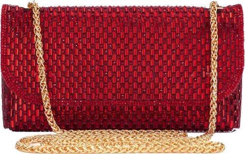 Vista 9 de Coucoland Bolsos de mano para mujer, bolsas de noche formales con diamantes de imitación brillantes, bolsa de hombro para boda, cóctel, baile