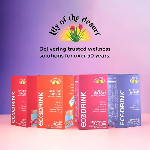 Vista 7 de Mezcla multivitamínica completa para bebidas ECODRINK sabor a arándanos y granada, paquete con 30 sobres (no incluye botella)