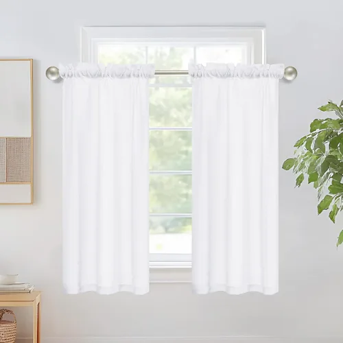 Vista 93 de Deconovo Cortinas opacas, aislamiento térmico, dobladillo para barra, reducción de ruido, certificado Oeko-TEX, cortinas de oscurecimiento