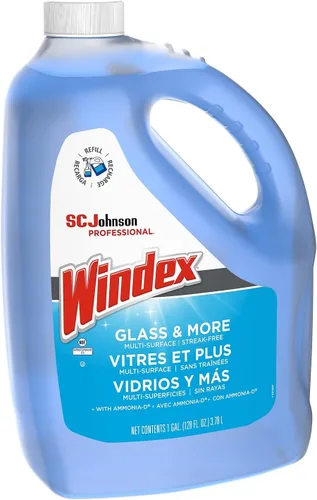 Vista 3 de Vidrio sin perfume Windex 1 galón