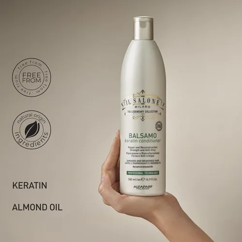 Vista 8 de Il Salone Milano Professional Keratin Conditioner for Damaged Hair - Hair Repair - Damaged Hair Treatment - Frizz Control - Smoothing - Hair