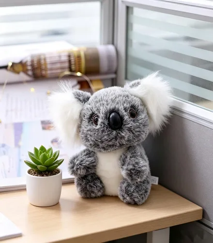 Vista 7 de Muñeco de peluche para niños, lindo cojín de oso de koala de peluche