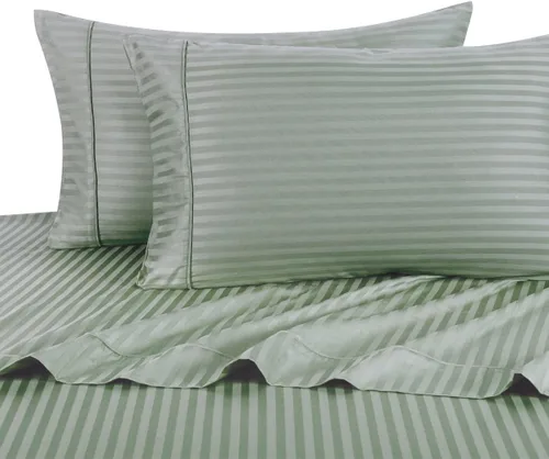 Vista 17 de Royal Hotel Bedding Sábanas de algodón pesado, juego de sábanas de 4 piezas, 100% algodón de 250 hilos, bolsillo profundo, satén sólido