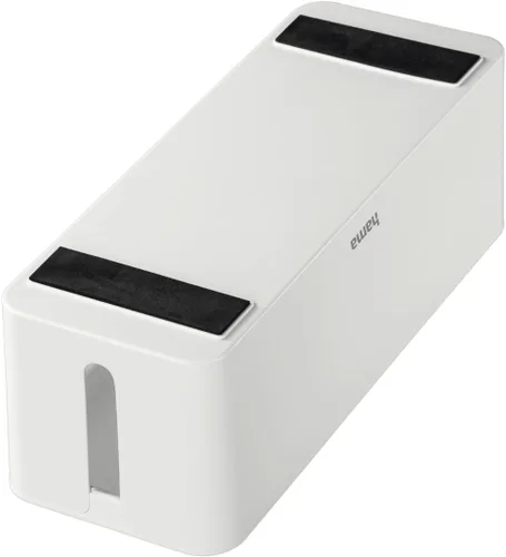 Vista 9 de Hama 20662 - Caja de cables Maxi, 6.1 x 15.7 x 5.1 in, con patas de goma, color blanco
