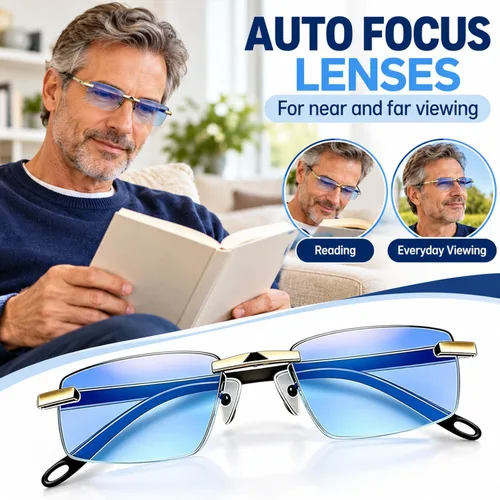 Vista 2 de Vidrios azules auto ajustables del enfoque de los vidrios Gafas de enfoque automático, lentes de enfoque automático autoajustables para 1 unidad.