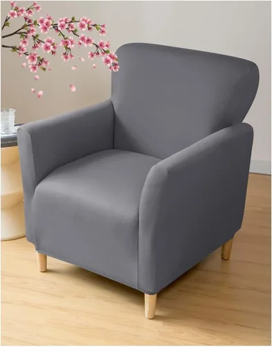 Vista 13 de Fundas elásticas para sillón de sala de estar, fundas protectoras para perros, mascotas y niños, diseño de jacquard con patrón de 1 asiento pequeño
