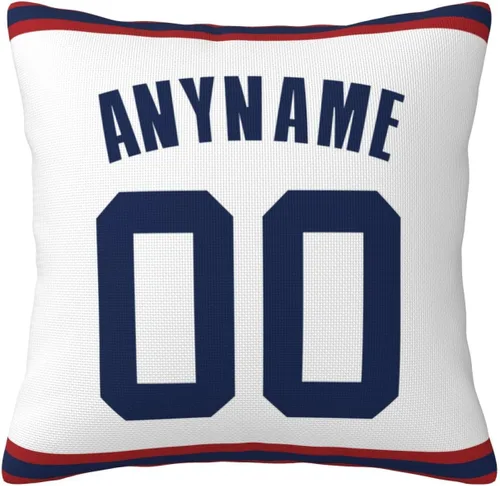 Vista 19 de Funda de almohada personalizada: Funda de almohada personalizada con cualquier nombre y número, regalo personalizado para fanáticos