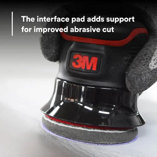 Vista 5 de 3M Hookit 05771 - Almohadilla de interfaz suave de 3 pulgadas, espuma, cambio rápido, almohadilla suave para lijado de autocuerpo