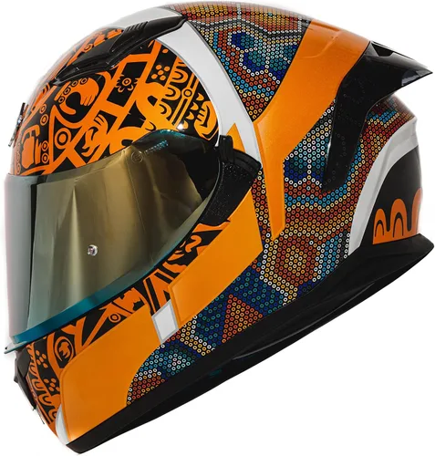 Vista 14 de HAX Obsidian Full Face Dual Visor Adult Motorcycle Helmet for Motorbike Street Bike with Pinlock Ready DOT Approved (Blaze Blue,XXL)