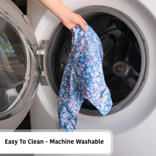 Vista 4 de Babero de manga larga impermeable - Baberos lavables a máquina para comer - Babero para bebé para niños pequeños - Suministros BLW para bebé Celeste