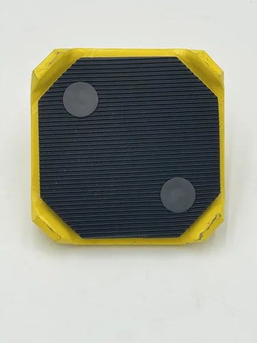 Vista 3 de Adaptador de almohadilla de brazo hexagonal de acero y almohadilla de goma para elevadores delanteros