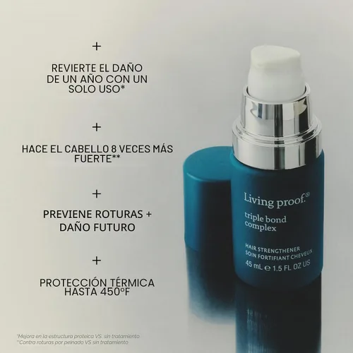 Vista 3 de Living proof Tratamiento sin enjuague y mascarilla capilar Triple Bond Complex