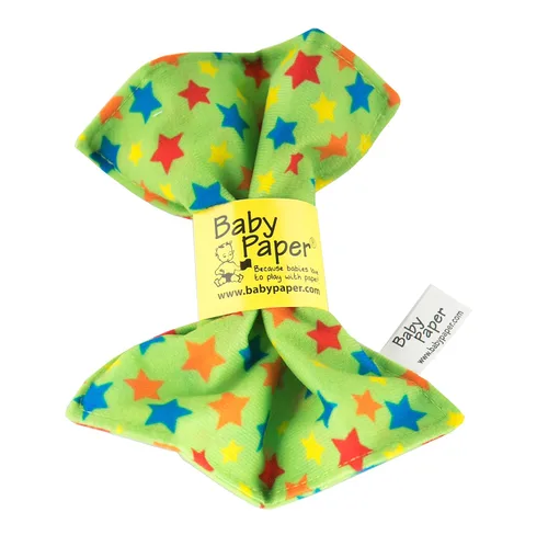 Vista 3 de Baby Paper Juguete sensorial arrugado y mordedor, estampado de flechas, regalo lavable Arrows
