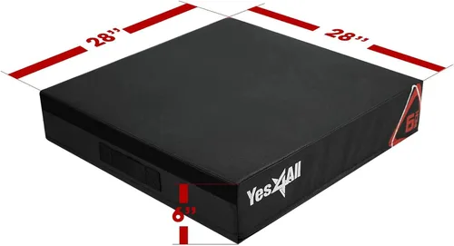 Vista 2 de Yes4All Caja pliométrica ajustable de espuma suave, entrenador de saltos - Para ejercicios pliométricos y acondicionamiento, múltiples variaciones