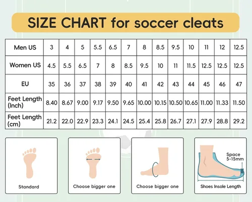 Vista 6 de curunect Zapatos de fútbol para hombre, ligeros, antideslizantes, para entrenamiento de fútbol sala