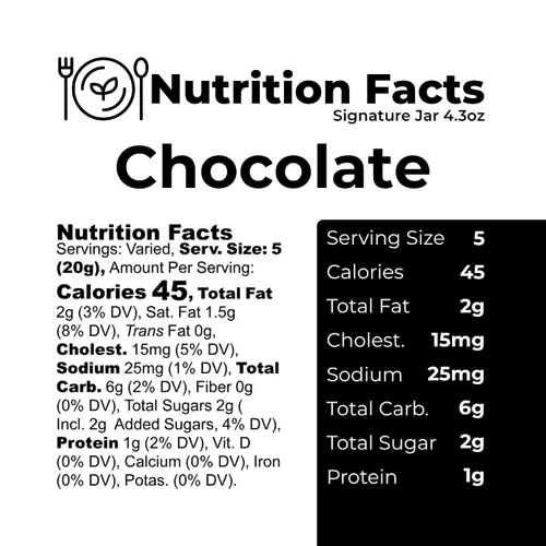 Vista 2 de The Panza Chocolate Gourmet Cookie Snack fino y crujiente Orgánico, sin OMG, ingredientes 100% naturales Frasco Signature de 4.3 onzas