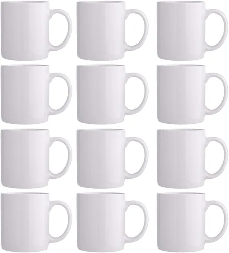 Vista 10 de GBhome Juego de 6 tazas de café de 12 onzas, tazas de café de cerámica con flores adhesivas para hombre, mujer, mamá, papá, juego de tazas de café