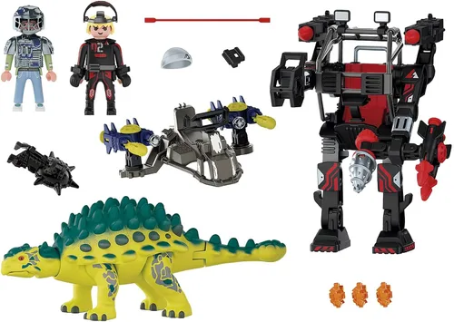 Vista 2 de Playmobil Dino Rise Saichania: La invasión del robot