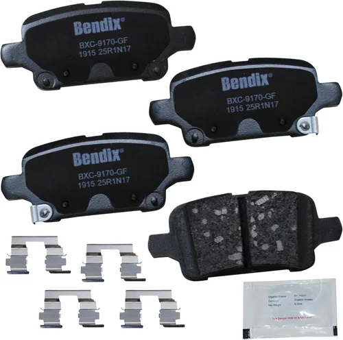 Vista 315 de Bendix Priority1 CFC154 - Juego de pastillas de freno de disco para Avanti II, Century, LeSabre, Regal, Riviera, chasis comercial, DeVille