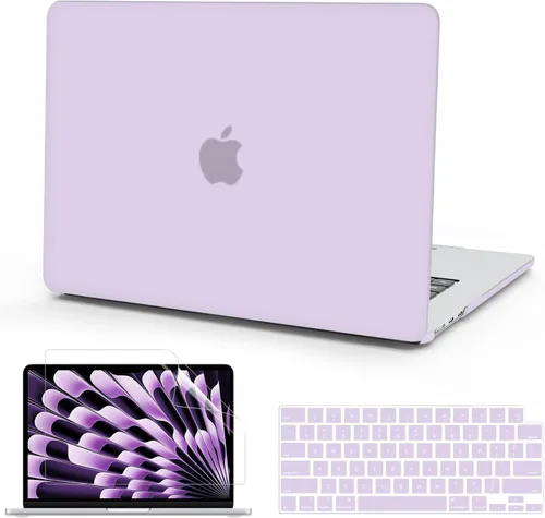 Vista 24 de B BELK Funda compatible con MacBook Air de 15 pulgadas 2025 2024 2023 Release M4 M3 M2 A3241 A3114 A2941 Liquid Retina Display, carcasa rígida