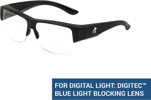 Vista 2 de Eagle Eyes - Juego de gafas 3 en 1 FitOn para el día la noche y las lentes de clip de luz digital