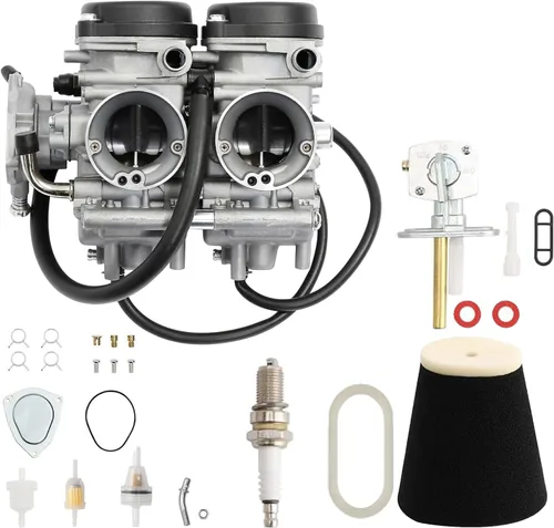 Vista 8 de Carburador de reemplazo compatible con Yamaha Raptor 660 660R YFM660 YFM 660R ATV Quad Carb 2001 2002 2003 2004 2005 Reemplaza 5LP-14900-00-00