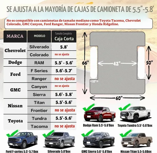Vista 5 de Colchón inflable de aire para camioneta de 5.5 a 5.8 pies de tamaño Gris