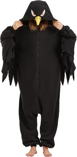 Vista 2 de Pijama de dinosaurio de pterosaurio para adultos, cosplay de Navidad y Halloween