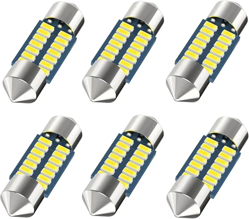 Vista 14 de Serundo Auto DE3175 - Bombilla LED para automóvil de 1.220 in, 1.22 pulgadas, DE3021 DE3022 DE3023 6428 6430 7065, bombilla LED interior utilizada
