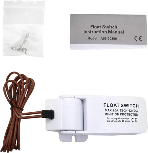 Vista 9 de Bomba de agua automática de 1100 GPH, bomba de sentina de 12 V, equipada con interruptor flotante interno, adecuada para submarinos, charcos