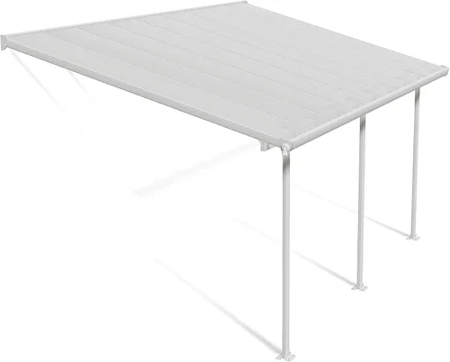 Vista 18 de Techo Palram Feria para patio y/o terraza, Amigable con el ambiente, Blanco