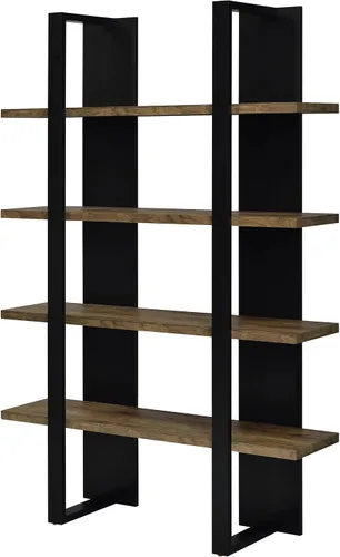 Vista 5 de Coaster Home Furnishings - Danbrook - MDF y laminado - Estantería de 4 estantes con acabado de doble tono y estilo contemporáneo - Oficina en casa