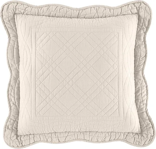 Vista 37 de BrylaneHome Almohada cuadrada Florence - Flor antigua