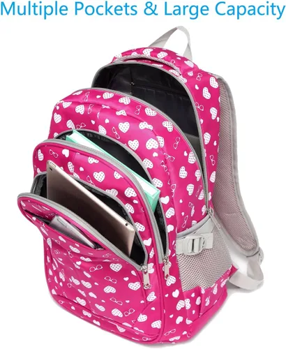 Vista 5 de BLUEFAIRY - Mochilas para niños y niñas, escuela primaria, jardín de niños