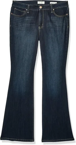 Vista 7 de Jessica Simpson Jeans acampanados de talle alto para mujer