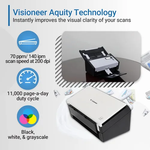 Vista 3 de Visioneer Escáner dúplex Patriot H60 con alimentador de documentos