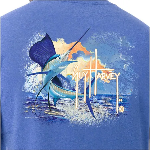 Vista 87 de Guy Harvey Camiseta de manga corta Threadcycled para hombre