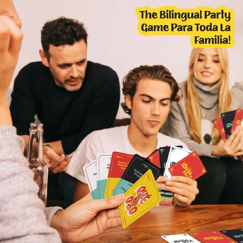 Vista 2 de Dios Mio! Juego de fiesta Cubana EXPANSION – Juego de cartas de comedia bilingüe para latinos, diversión para la noche de juegos familiares, mayores