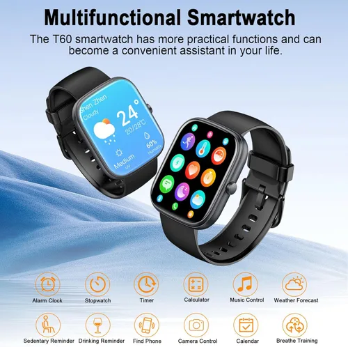 Vista 7 de Reloj inteligente para hombres y mujeres, reloj inteligente HD 2025 de 1.91 pulgadas (respuesta/hacer llamadas), más de 112 modos deportivos