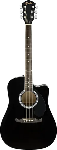 Vista 7 de Fender FA-125CE Dreadnought - Guitarra eléctrica acústica, con 2 años de garantía, natural