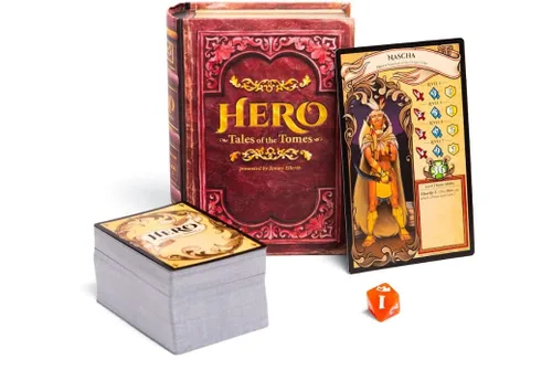 Vista 5 de Hero: Tales of The Tomes - por Tomekeeper Entertainment - Juego de cartas de batalla para adolescentes y adultos - Baraja comunitaria - Sin